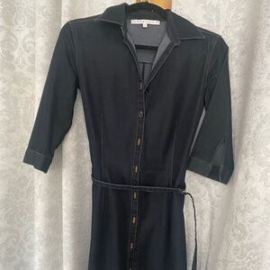 Denim dark dress
